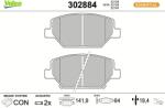 VALEO Set placute frana VALEO 302884 (302884)