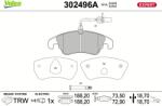 VALEO Set placute frana VALEO 302496A (302496A)