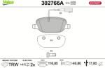 VALEO Set placute frana VALEO 302766A (302766A)