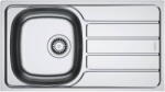 Franke Chiuveta bucatarie inox Franke SKL 611-78/44 DR, dreptunghiulara, 1 cuva si picurator pe partea dreapta, 78x43.5x15 cm, adancime cuva 15 cm, Inox dekor (101.0715.814) Chiuveta