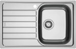 Franke Chiuveta bucatarie inox Franke SKL 611-78/50 ST, dreptunghiulara, 1 cuva si picurator pe partea stanga, 78x50x15 cm, adancime cuva 15 cm, Inox dekor (101.0716.655) Chiuveta