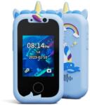  KP08 Unicorn 2.8" játék okostelefon IPS kijelzővel, Dual kamerával gyerekeknek, kék
