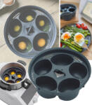 GordonToys Thermomix Monsieur Smart Connect tojásfőző betét 5 tojáshoz, szürke (G681)