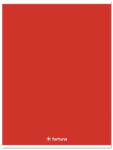 Fortuna Füzet kockás FORTUNA Monocolor A/4 32 lapos 87-32 piros (01_08661)