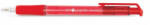 FlexOffice Golyóstoll, 0, 4 mm, nyomógombos, FLEXOFFICE "EasyGrip", piros (COFOGT08P)