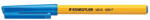 STAEDTLER Golyóstoll, 0, 3 mm, kupakos, STAEDTLER "Stick 430 F", kék (COTS430F3)