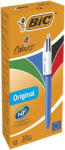 BIC Golyóstoll, 0, 32 mm, nyomógombos, négyszínű, BIC "4 Colours Original (COBC982866)