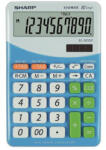 Sharp Számológép, asztali, 10 számjegy, SHARP "EL-M332", kék (COSHELM332BBL)