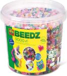 SES Creative Beedz set margele de calcat culori trendy, in galeata 9000 bucati (06322)
