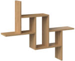 GreenSite Fiesta nyitott fali polc, tároló, tölgy