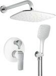 FERRO Nobless Tina - Rejtett keverő- és zuhanykellék-készlet, króm/fehér SADA38050R, 1 (SADA38050R,1)