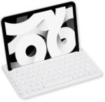 Macally Безжична клавиатура за таблети и мобилни устройства с Bluetooth - Macally Portable Multi-Device Rechargeable Bluetooth Keyboard US (бял) (BTTABKEYBAT)