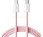 Baseus DYNAMIC 4 adatkábel Type-C - Type-C, 100cm, RÓZSASZÍN (P10381400411-00) (P10381400411-00)