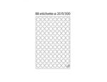 MARKIn Etichete Rotunde Adezive Markin R/300 Diametru 20MM 100 Coli Alb (5229)