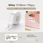 Niimbot Rola Etichete Autoadezive pentru Imprimanta Termica NiiMbot 15x30MM 195 Bucati Alb (T15*30-195 White)