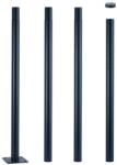 Brilagi - Stâlp metalic pentru iluminat exterior, 4 m, diametru 58 mm, antracit (BG3822)
