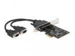 Delock PCI Express Kártya > 2 x RS-422/485 soros csatlakozó 15 kV ESD védelemmel (90048) (90048) - flylite