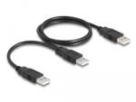 Delock USB 2.0 kábel A-típusú a 2 x A-tipusú 70 cm (80000) - flylite