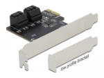 Delock 4x SATA bővítő kártya PCI-E (90010) (90010) - flylite
