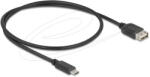 Delock USB 2.0 kábel USB Type-C apa EASY USB Type-A anya, 0, 5 m (81535) - flylite