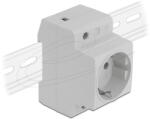 Delock tápcsatlakozó oldalsó földelő érintkezővel a DIN-sínhez (11469) - flylite