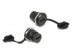 Delock HDMI-A beépített csatlakozó porvédelmet biztosító fedéllel (86969) - flylite