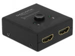 Delock HDMI 2 - 1 kapcsoló kétirányú 4K 60 Hz kompakt (64072) (64072)
