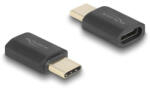 Delock USB Adapter 40 Gbps USB Type-C PD 3.1 240 W csatlakozódugóval - csatlakozóhüvellyel, portkímélővel 8K 60 Hz (60237) - flylite