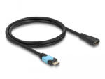 Delock HDMI anya - HDMI apa kábel 48 Gbps 8K 60 Hz bővítőkábel fekete 1 m (81997) (81997) - flylite
