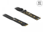 Delock Riser kártya M. 2 Key M Extension NVMe 20 cm hosszú kábellel (64136) (64136) - flylite