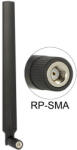 Delock gömbkarakterisztikájú WLAN antenna, RP-SMA csatlakozó, 4-7dBi, elfordítható kivitel, 802.11 (88913)