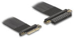 Delock Riser kártya PCI Express 3.0 x4 x4-es apa x8-as bővítőhelyre, 30 cm-es kábellel (81497) - flylite