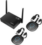 LogiLink HDMI BYOD videokonferencia készlet, vezeték nélküli, 50m, 30to1, Multicast, 4K@60Hz (HDW0112) - flylite