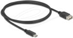 Delock USB 2.0 kábel USB Type-C apa - EASY USB Type-A anya 1 m (81536) - flylite