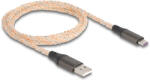 Delock USB 2.0 kábel A-típus - USB Type-C RGB jelzéssel 1 m (88164) - flylite