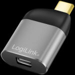 LogiLink USB 3.2 Gen2 Type-C adapter, USB-C/M to mDP/F, 8K, alu, fekete/szürke (CUA0205) (CUA0205) - flylite
