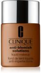 Clinique Anti-Blemish Solutions Liquid Makeup fedő hatású alapozó az aknéra hajlamos zsíros bőrre árnyalat WN 122 CLOVE 30 ml