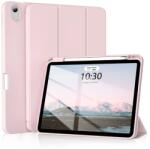 Techsuit - Flex Háromrészes Tok (tartóval Ceruzának) - iPad Air 4 (2020) / Air 5 (2022) - Rózsaszín tok