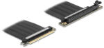 Delock Riser kártya PCI Express 4.0 x16 apa x16 foglalatba 90 -os szögben, 30 cm-es kábellel (81509) - flylite
