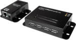 LogiLink USB 2.0 Cat. 5 hosszabító akár 50m-ig 4-port hub, POE (UA0252)