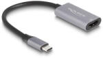 Delock USB Type-C adapter HDMI (DP Alt Mode) 8K-hez HDR funkcióval alumínium (60021) - flylite
