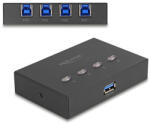 Delock USB 5 Gbps kapcsoló 4 személyi számítógép - 1 eszköz (11509) (11509)