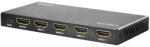 LogiLink HDMI kapcsoló, 4x1 port, 4K/60 Hz, HDCP, HDR, CEC, RC (HD0056) - flylite