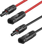 Logilink Szolár hosszabbító kábelkészlet, MC4/M - MC4/F, 6 mm2, CU, 2 m (PHC0101) (PHC0101)
