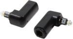 LogiLink Audioadapter (90 ), Toslink/M Toslink/F, fekete (CA1017)