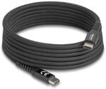 Delock USB 2.0 kábel USB Type-C apa apa mágneses textil borítással PD 3.0 60 W 2 m (81120) - flylite