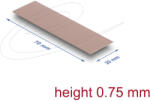 Delock Hővezető párna 70 x 20 x 0, 75 mm M. 2 modulokhoz 3, 0 W/mK nem szilikon anyagú (18479) - flylite