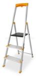 IRIS BEST DRABEST MAX 3 (2+1) lépcsős alumínium létra, összecsukható, 150 kg teherbírás (DR-AL-D3-MAX) (DR-AL-D3-MAX)
