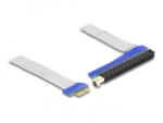 Delock PCI Expressz riser kártya x1 apa - x16 szlot kábellel 20 cm (88047) (88047) - flylite