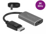 Delock Aktív DisplayPort 1.4 - HDMI adapter 8K HDR funkcióval (63118) (63118) - flylite